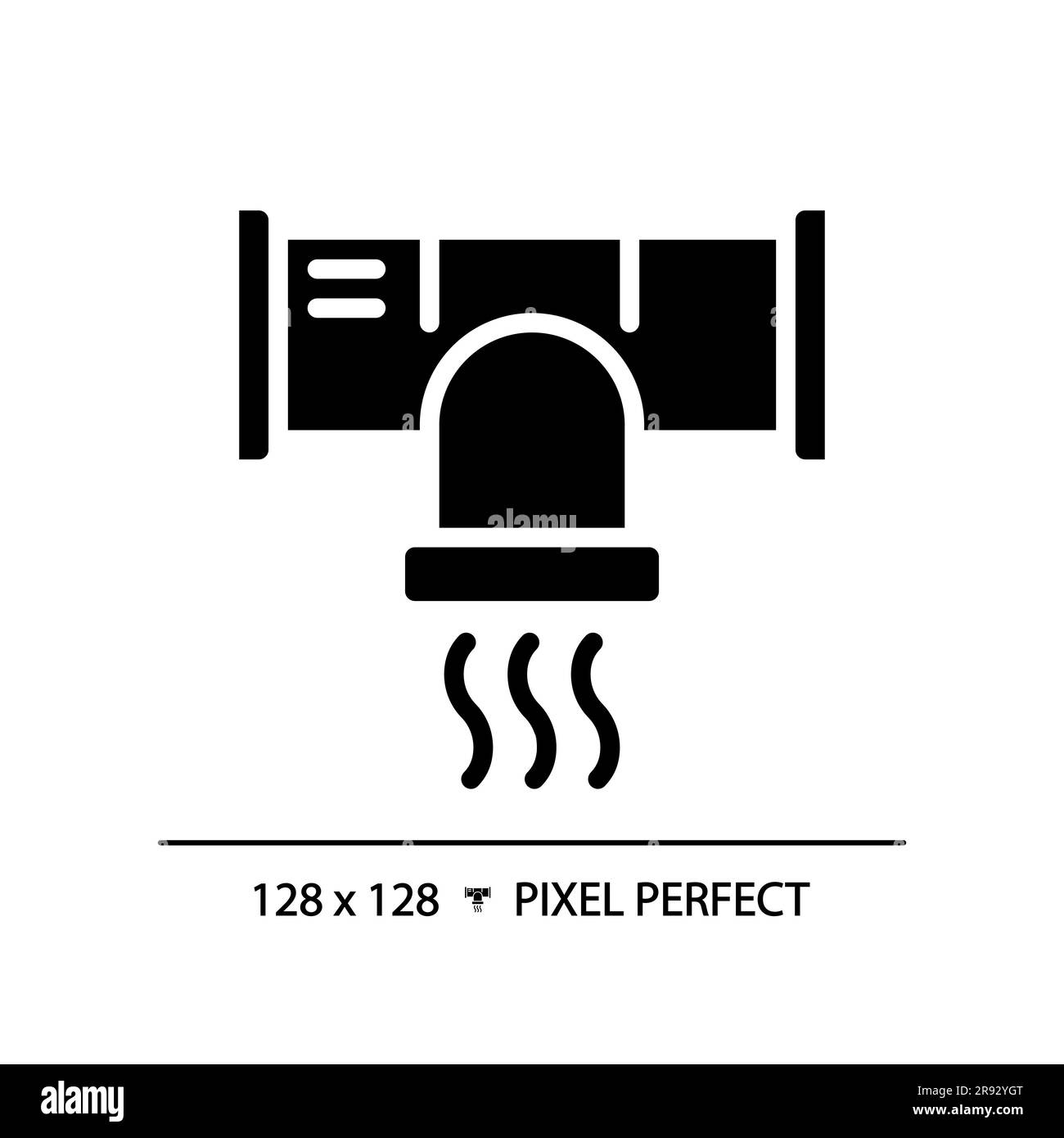 Air duct system black glyph icon Stock Vector Image & Art - Alamy