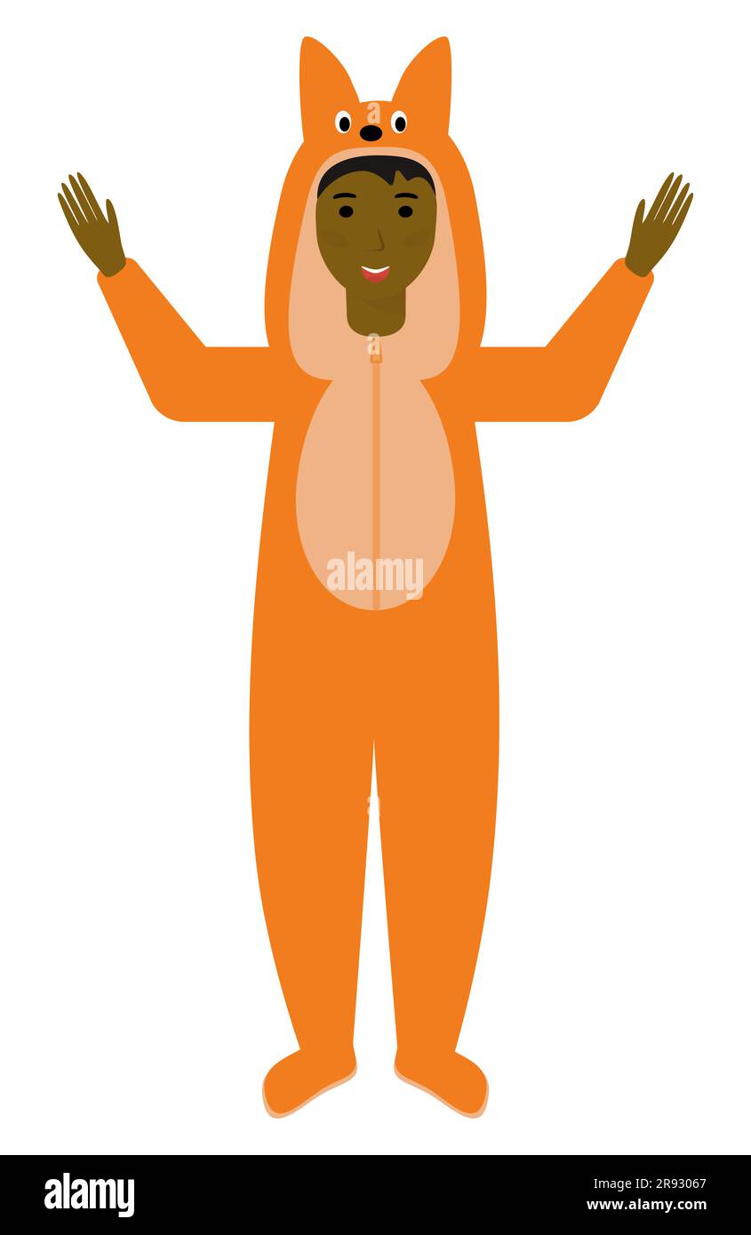 Wear the fox hat Stock Vector Images Alamy