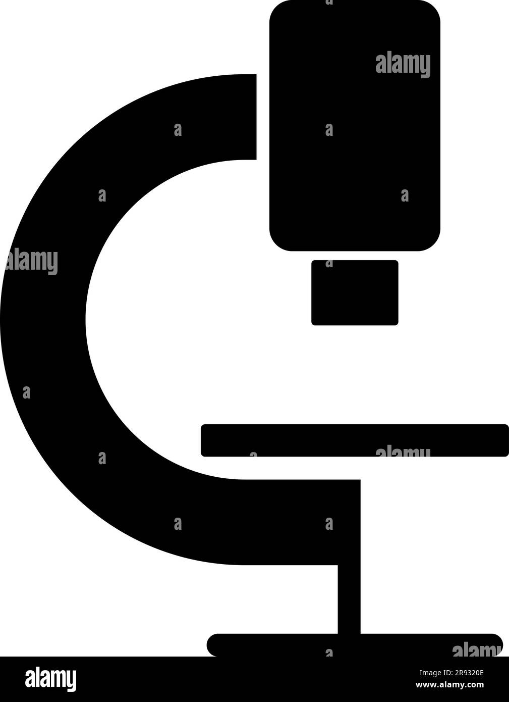 Microscope clipart Black and White Stock Photos & Images - Alamy