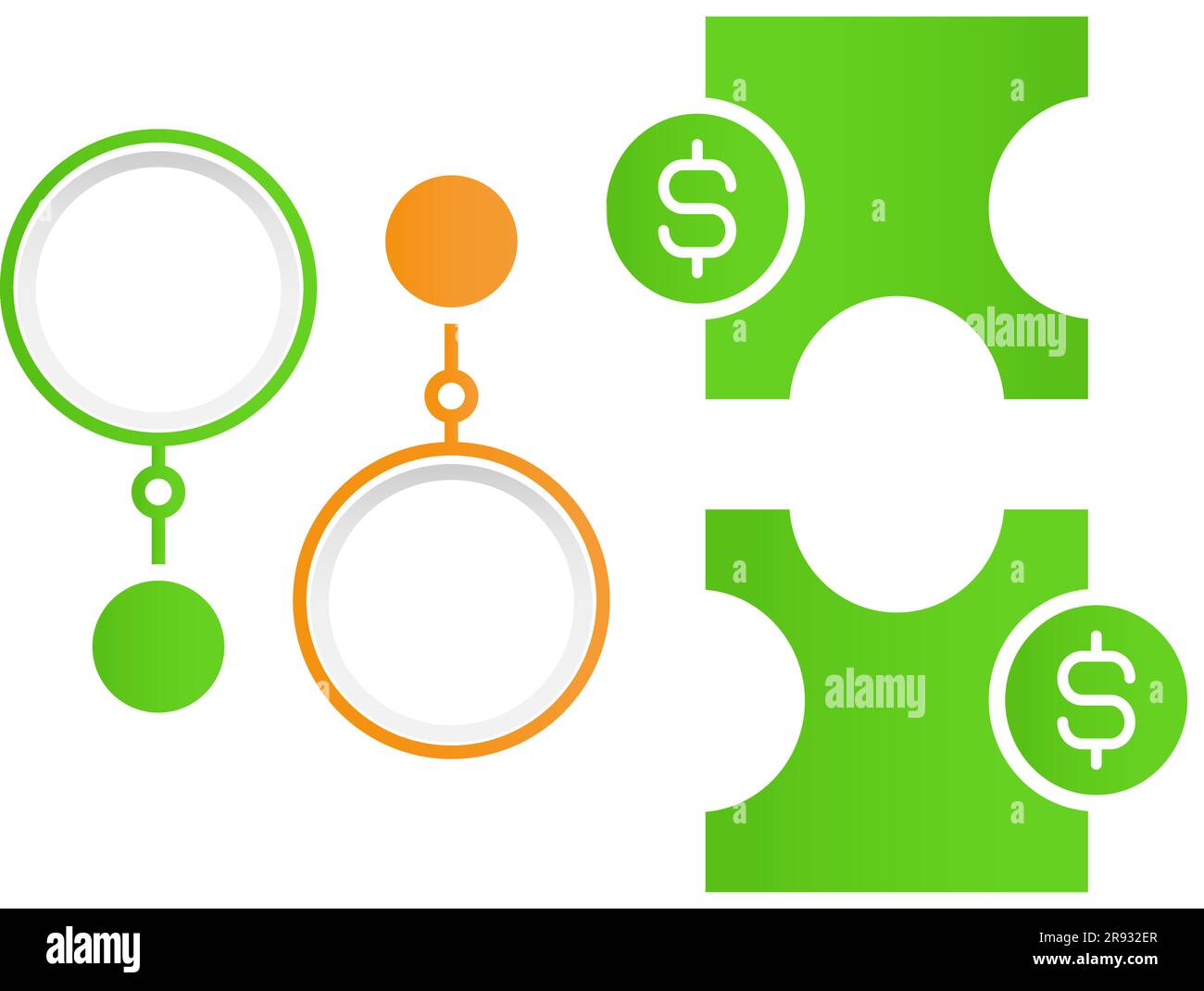 Financial knowledge infographic chart design element set Stock Vector ...