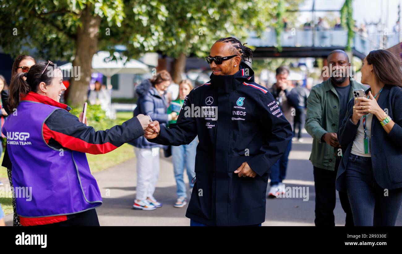 Lewis Hamilton & Max Verstappen with a Louis Vuitton bag arrive on race day