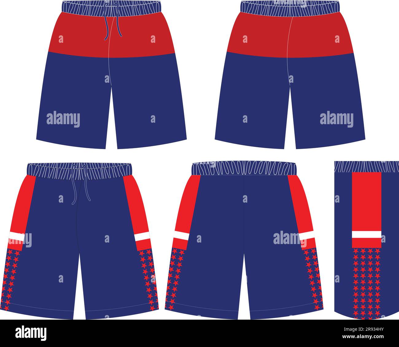 Basketball Shorts Mock ups templates Stock Vector Image & Art Alamy