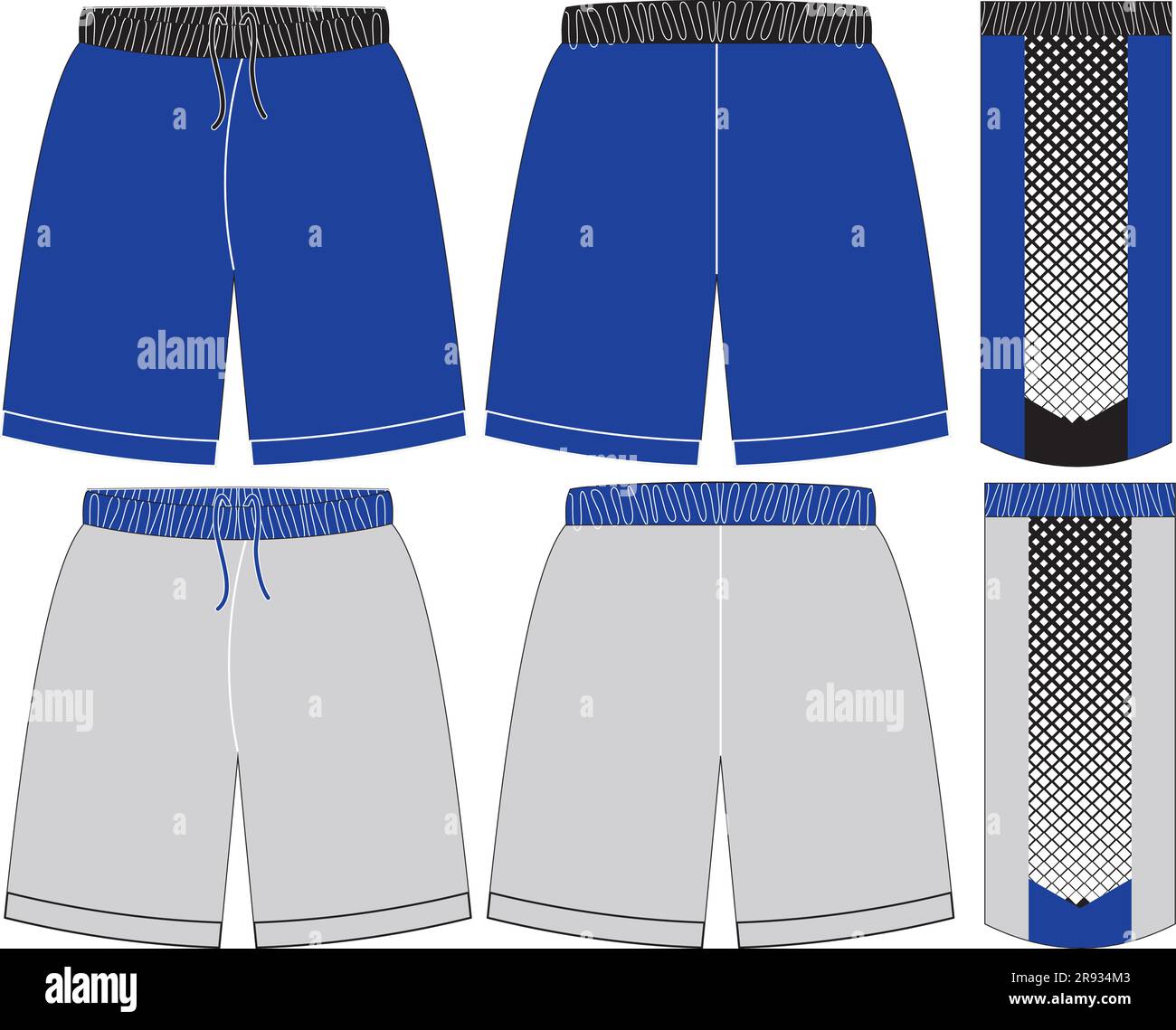 Basketball Shorts Mock ups templates Stock Vector Image & Art - Alamy