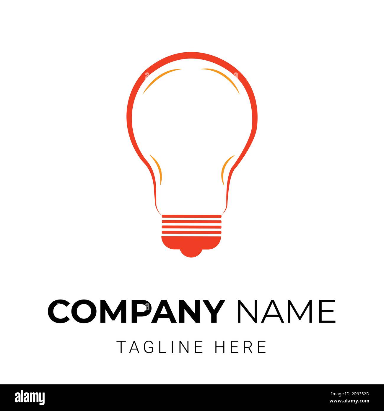 vector idea bulb modern logo design Stock Vector Image & Art - Alamy