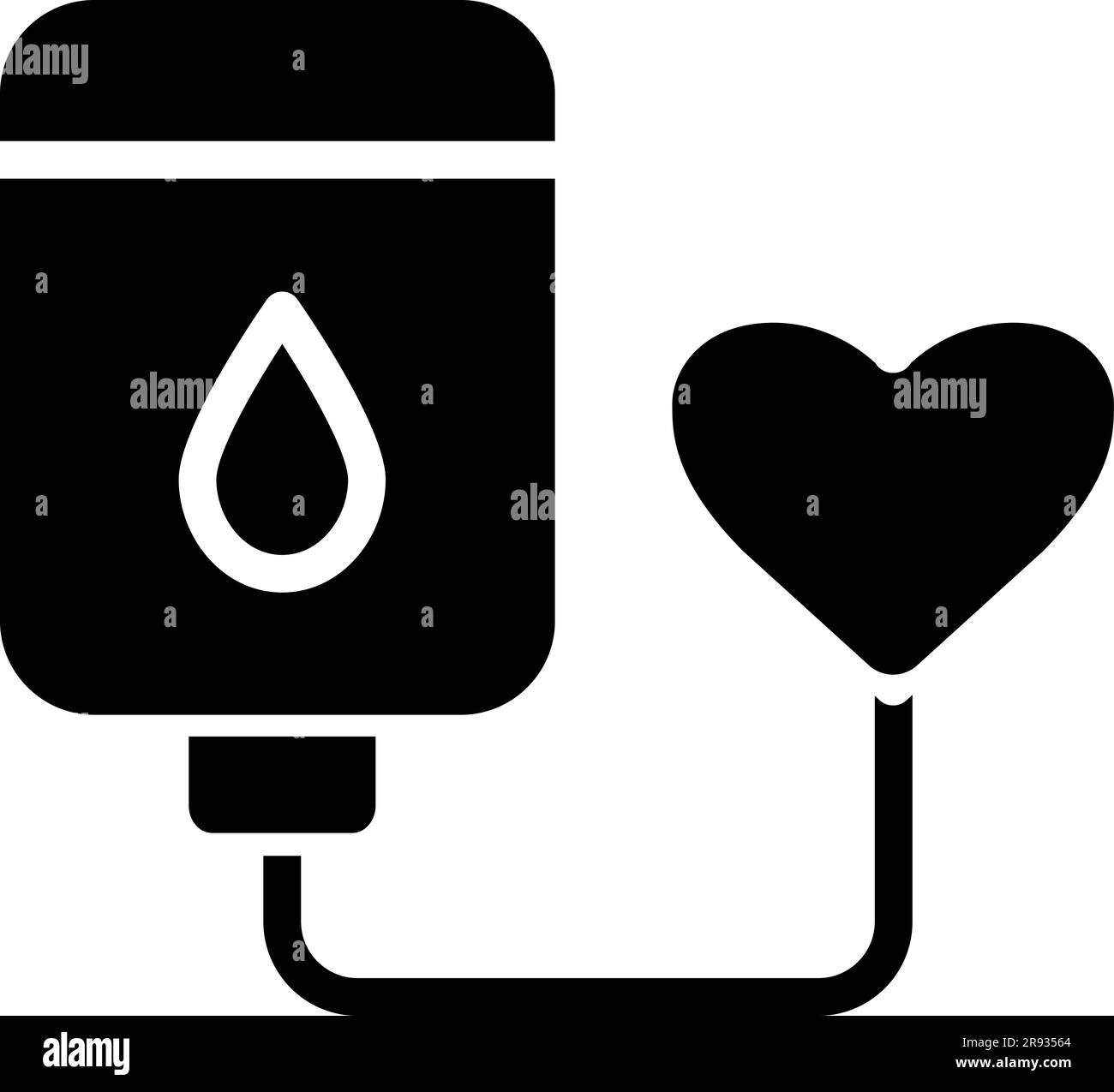 Blood donation logo Black and White Stock Photos & Images - Alamy