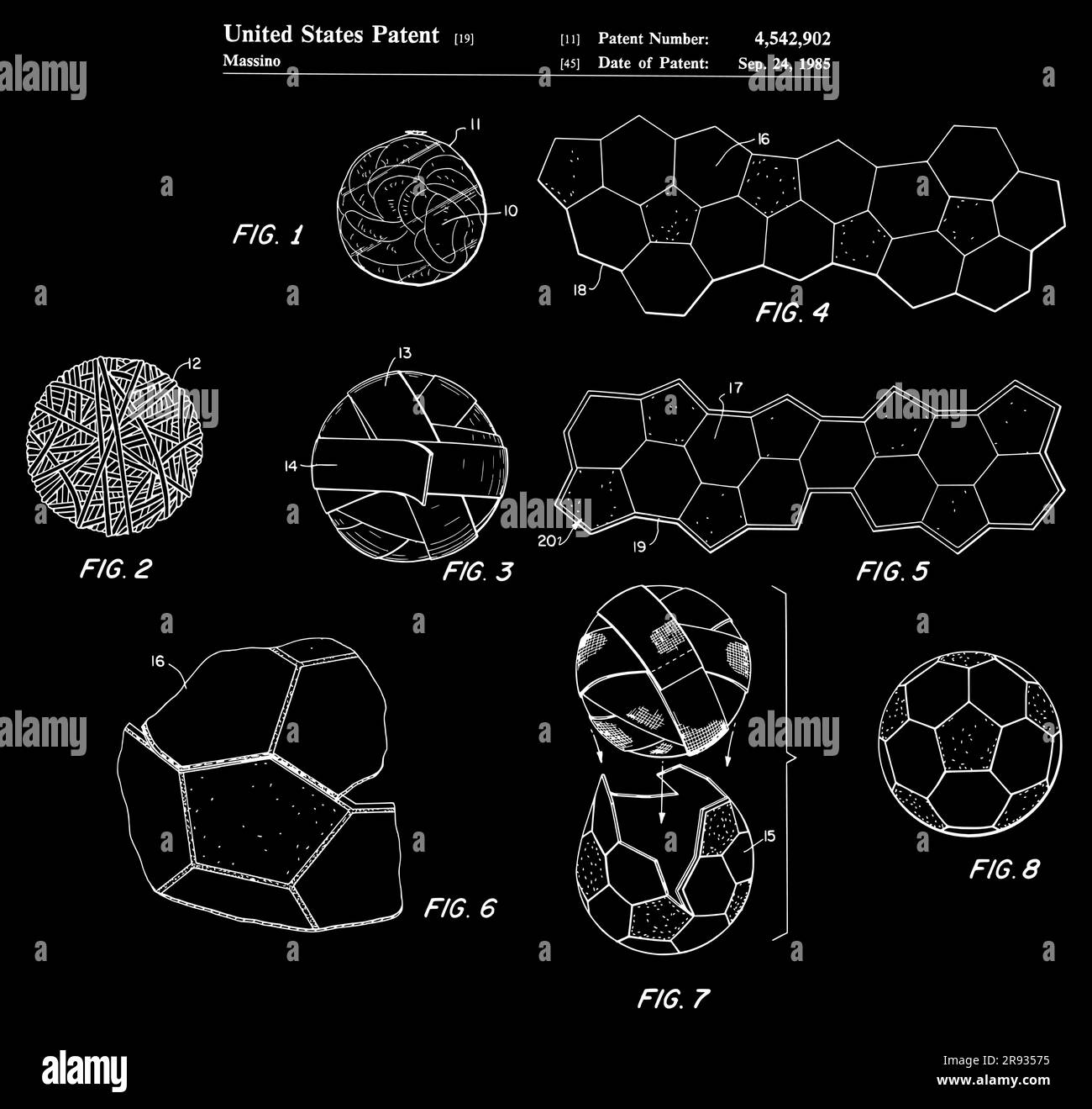 Soccer Ball Patent, Football Art Stock Vector Image & Art - Alamy