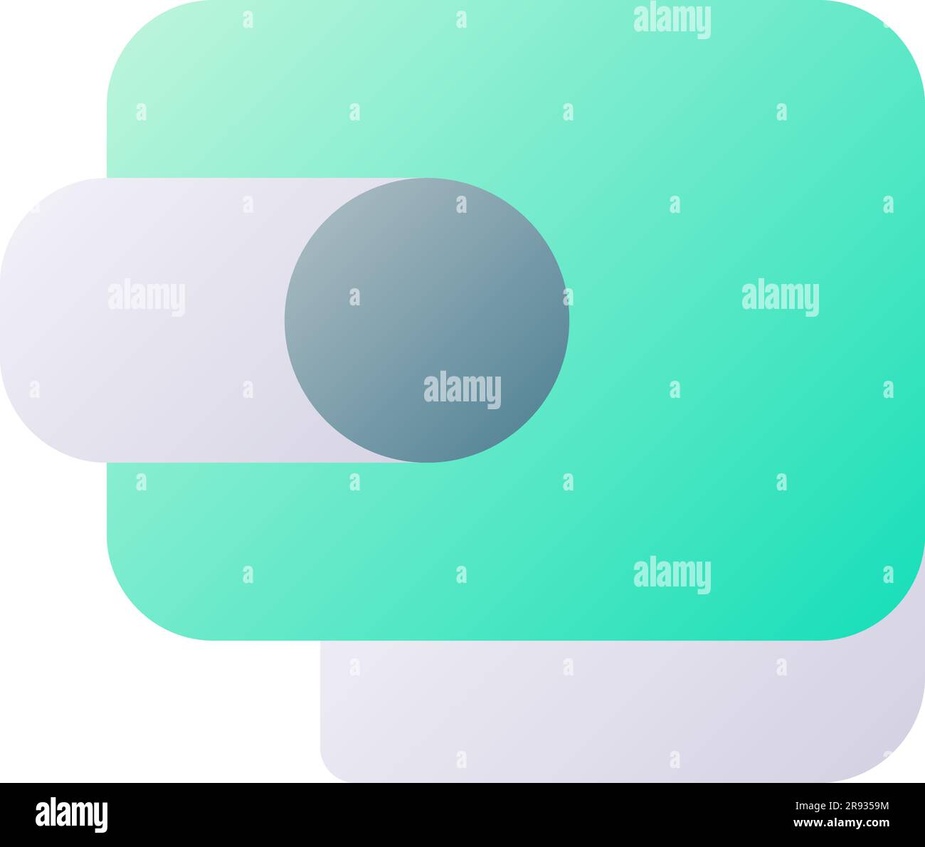Wallet pixel perfect flat gradient two-color ui icon Stock Vector