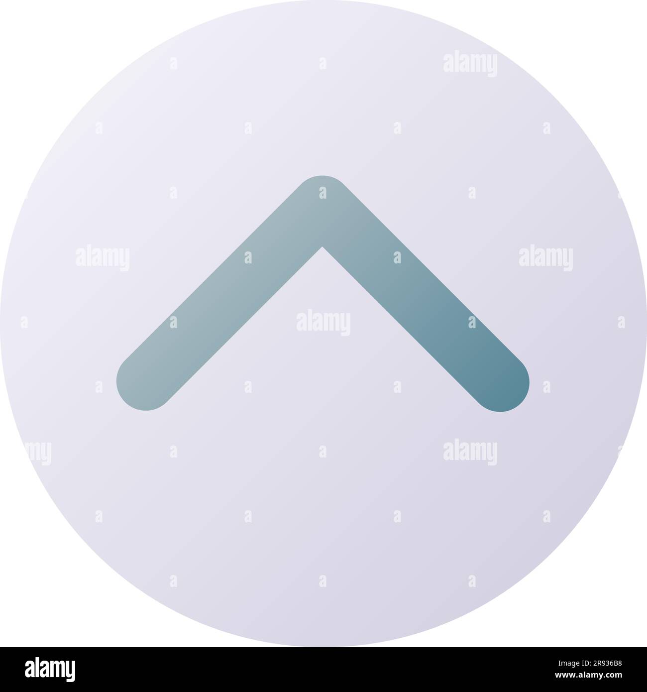 Upward direction arrow pixel perfect flat gradient two-color ui icon ...