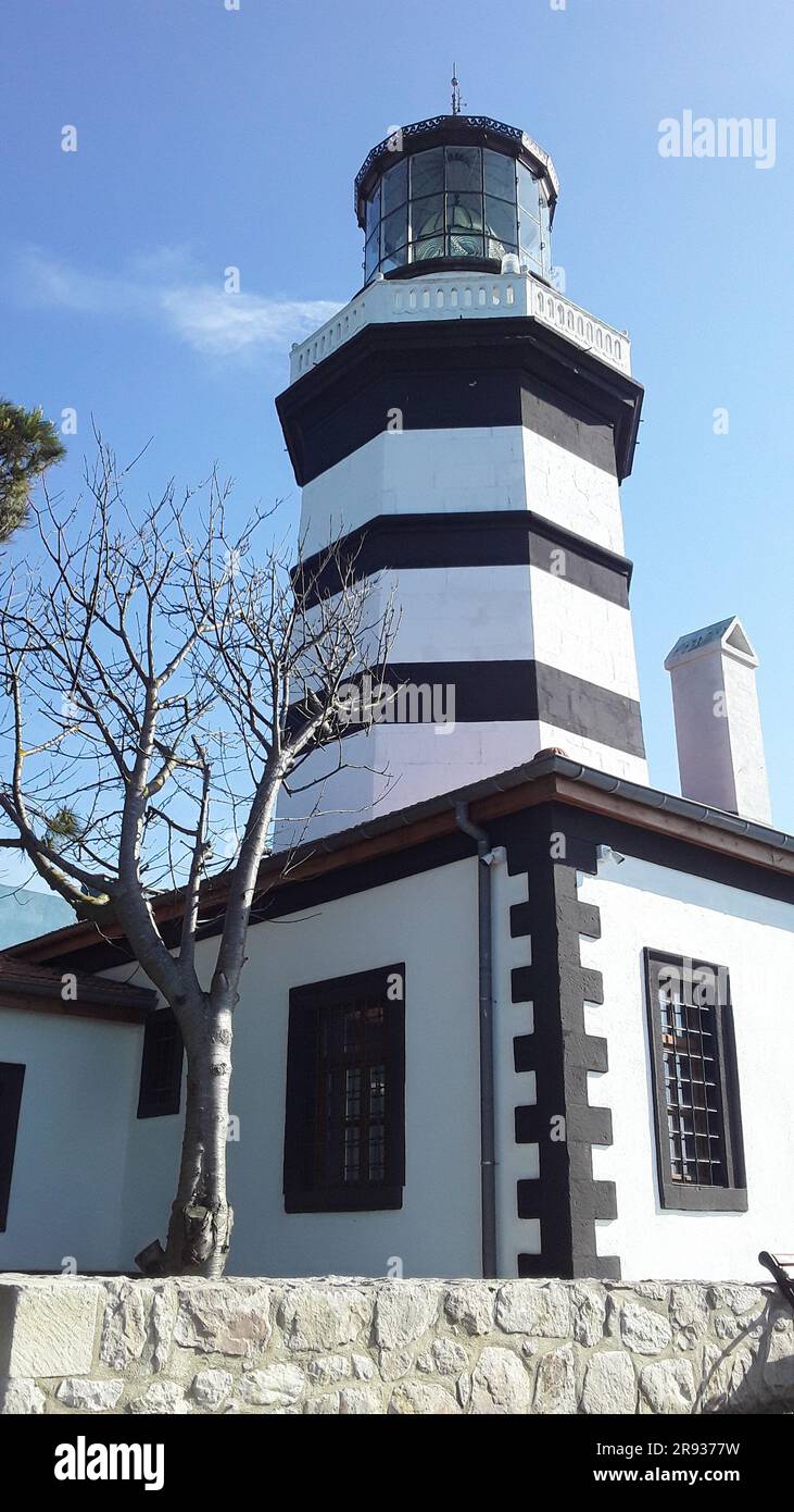 Şile Lighthouse, Şile, Istanbul, Turkey. Stock Photo