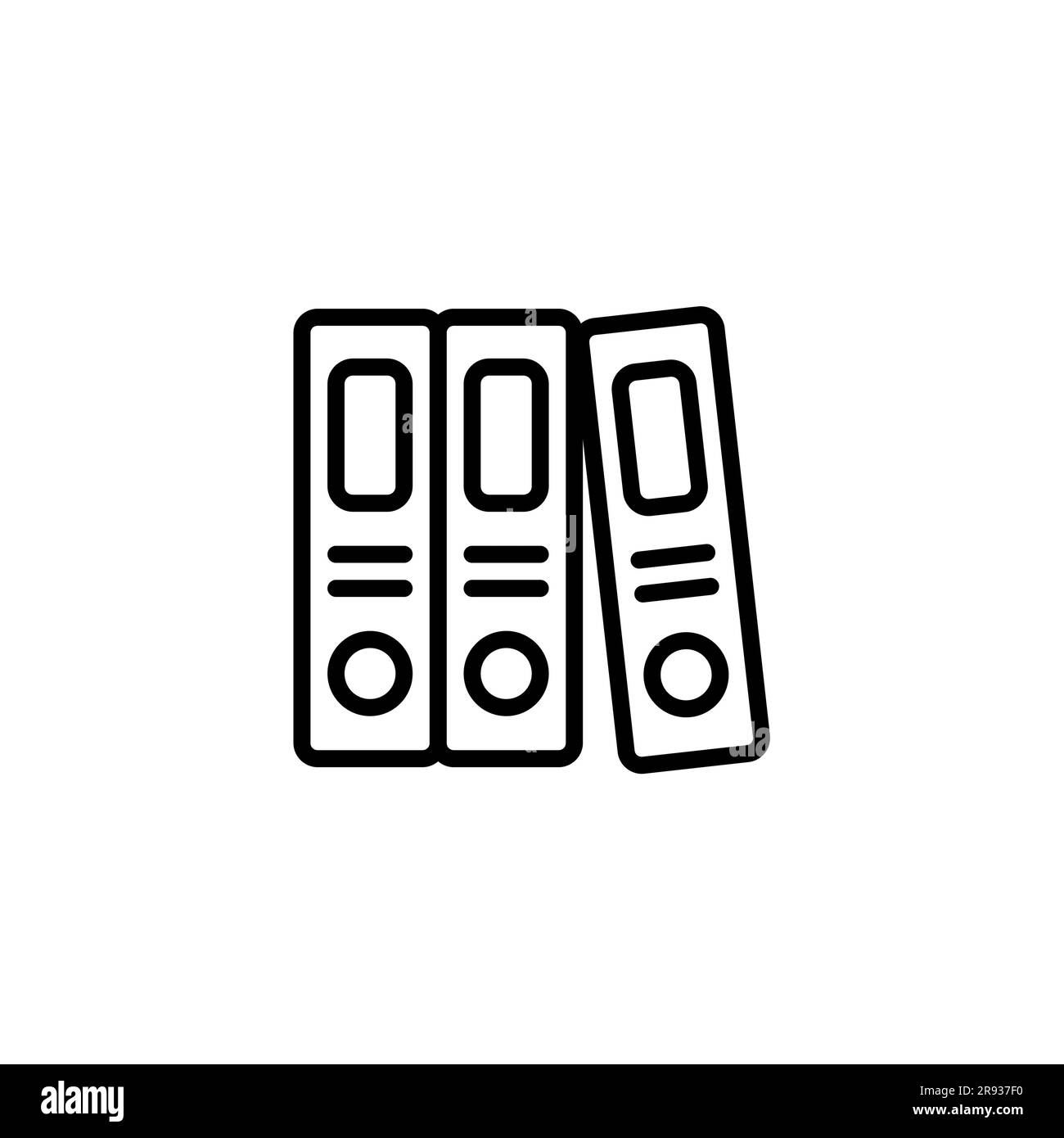 Managing Archive History with a Stackfolder System Stock Vector
