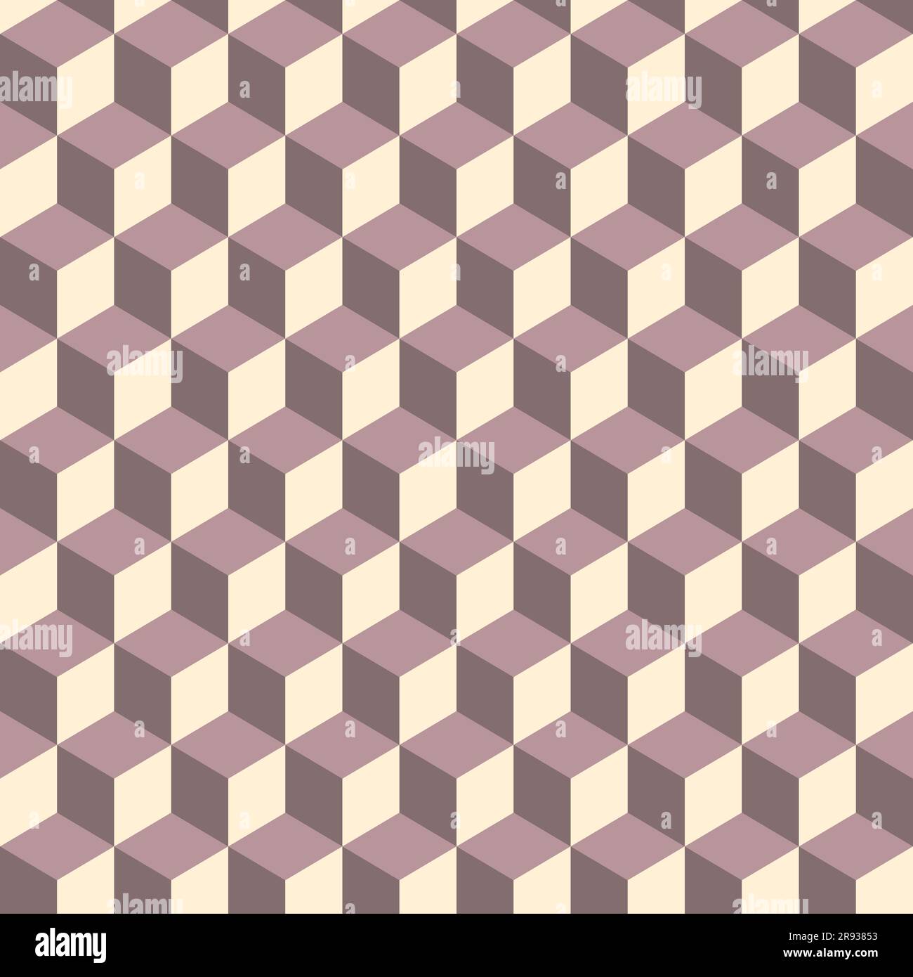 Geometric cube background, vector illustration Stock Vector