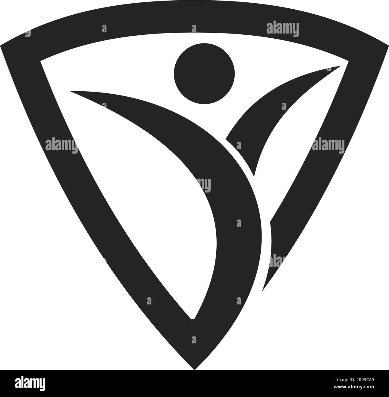 protection logo template. Icon Illustration Brand Identity. Isolated ...
