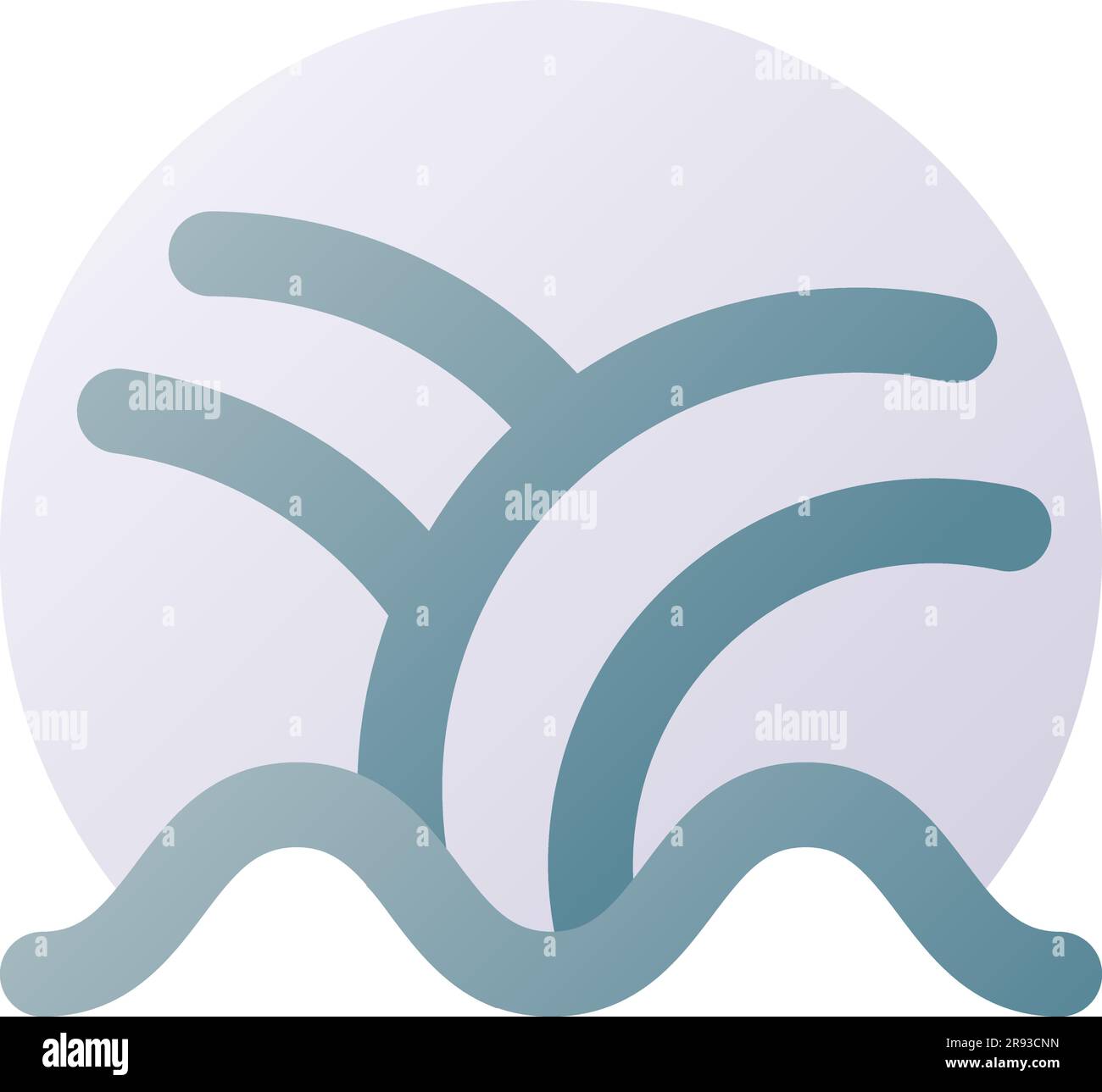 Beach volleyball pixel perfect flat gradient two-color ui icon Stock Vector