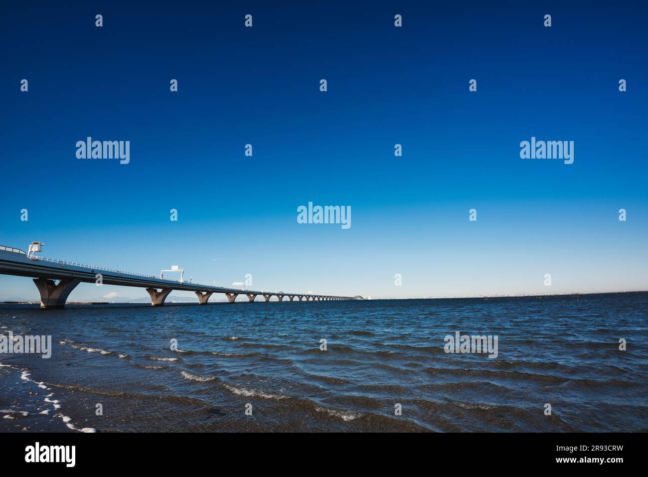 Tokyo Bay Aqua-line Stock Photo