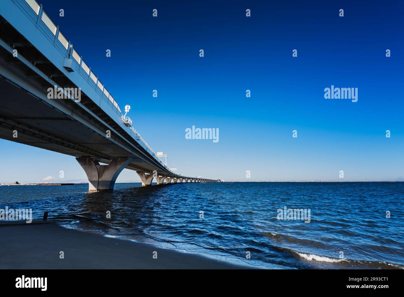 Tokyo Bay Aqua-line Stock Photo