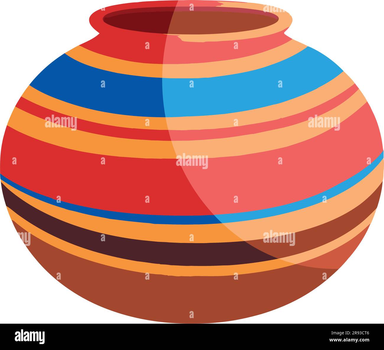 Old terracotta pot Stock Vector Images Alamy