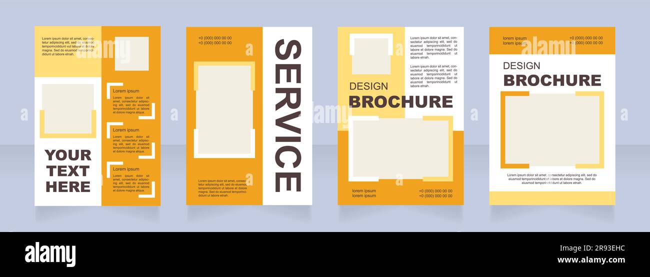 Service Overview Brochure Design Service information blank brochure layout design Stock Vector Image ...