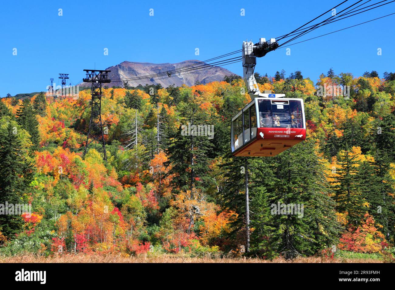 Asahi Dake ropeway Stock Photo - Alamy