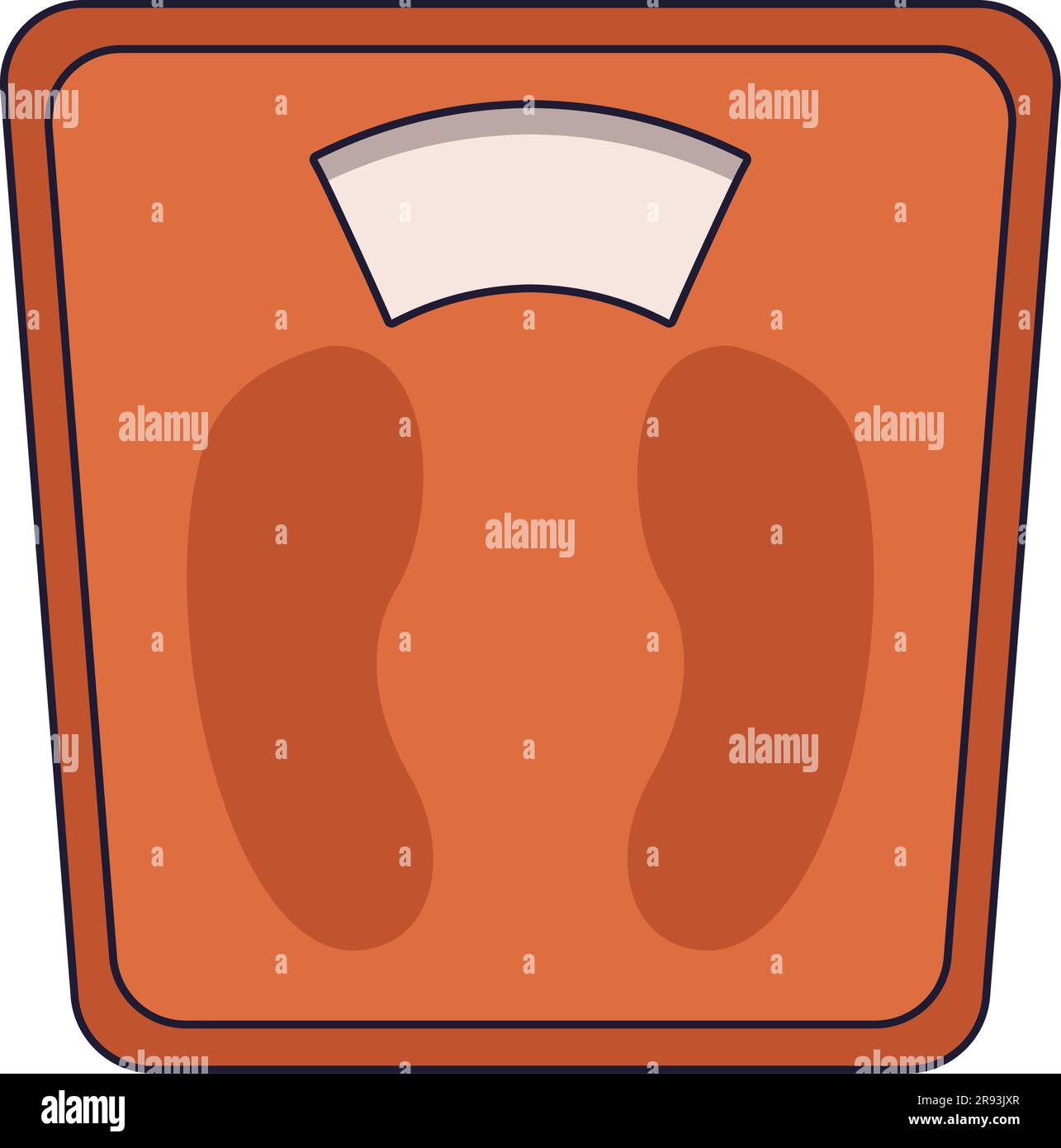 Vector icon Electronic device for measuring weight Stock Vector Image ...