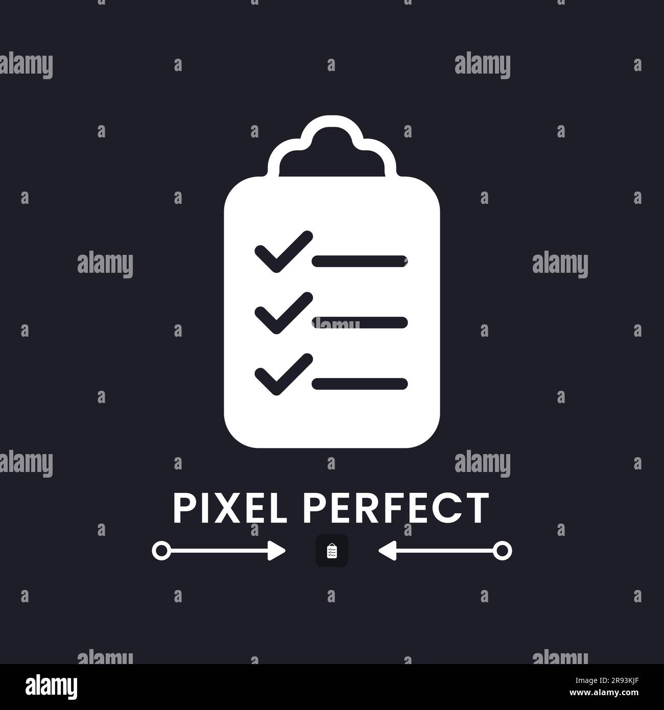 Date tasks white solid desktop icon Stock Vector