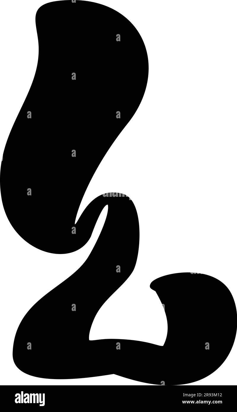 Display liquid vector font letter L alphabet. capital letter Typeface