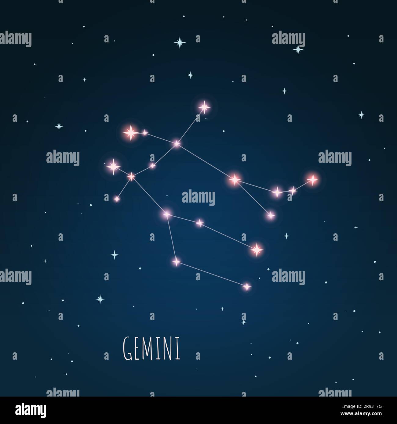 Gemini Telescope Stock Vector Images Alamy