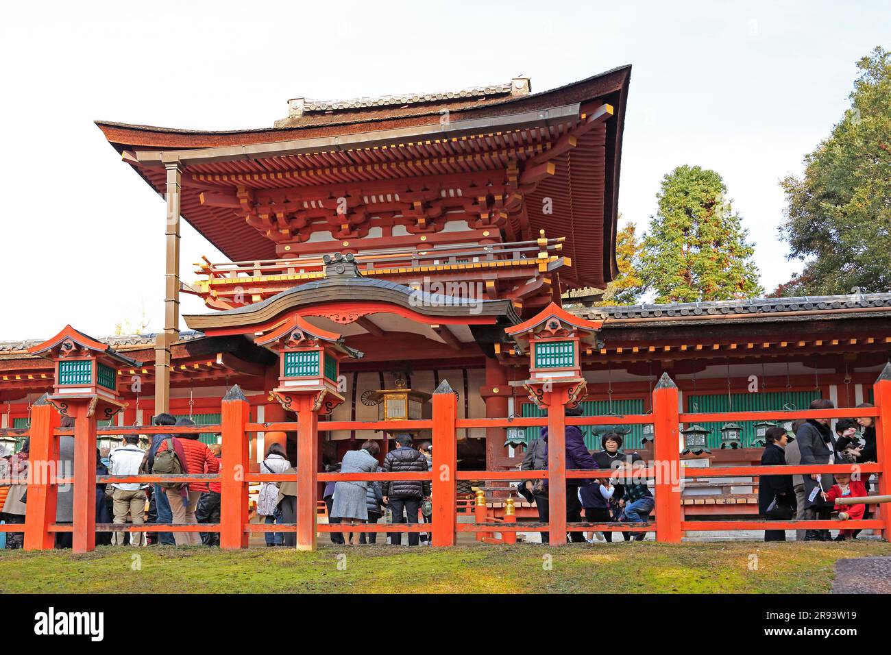 Main shrine of Kasuga-taisha Stock Photo