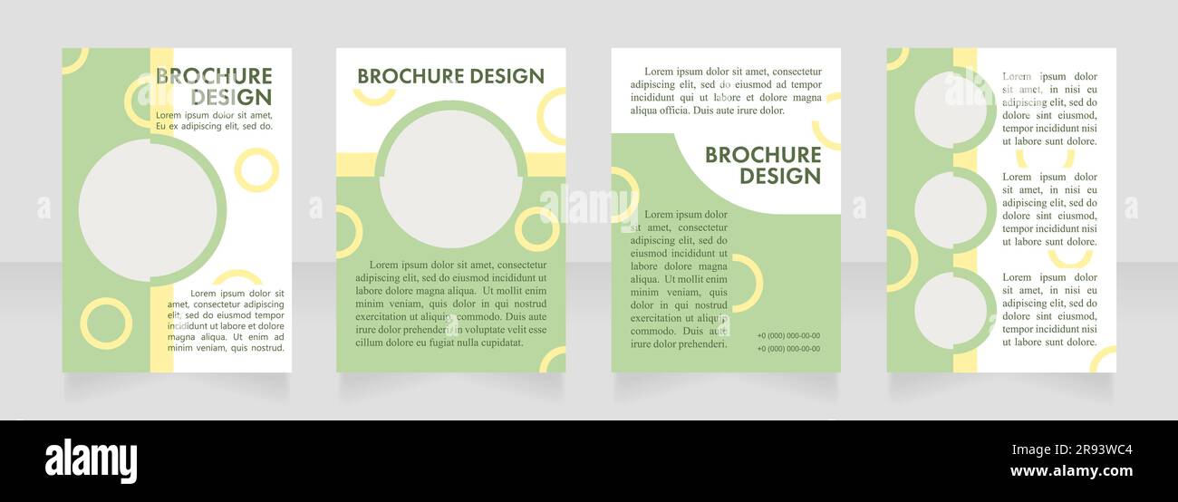 Interior designing advertisement blank brochure layout design Stock ...