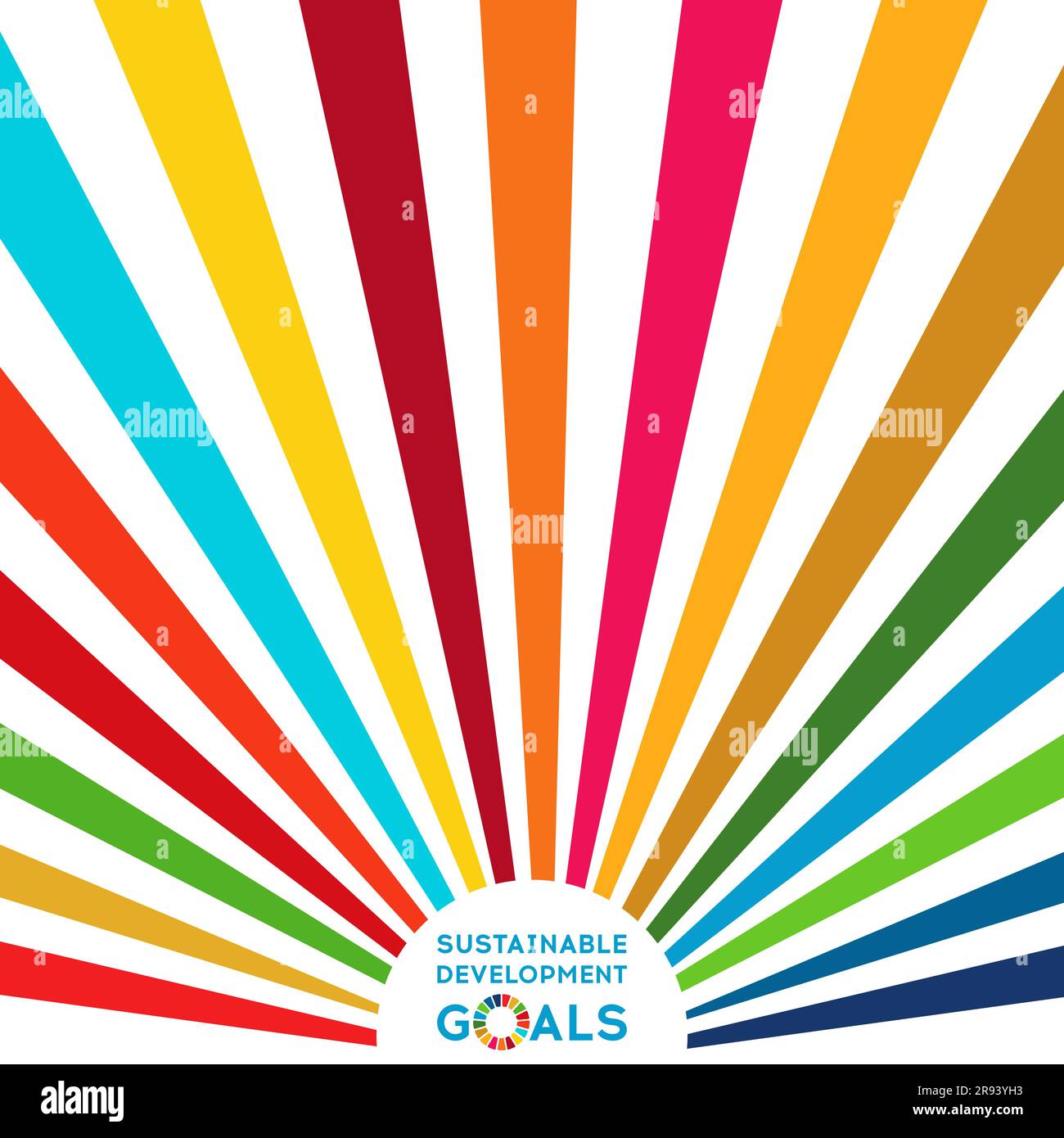 Sustainable Development Global Goals. Abstract Brochure design. Vector