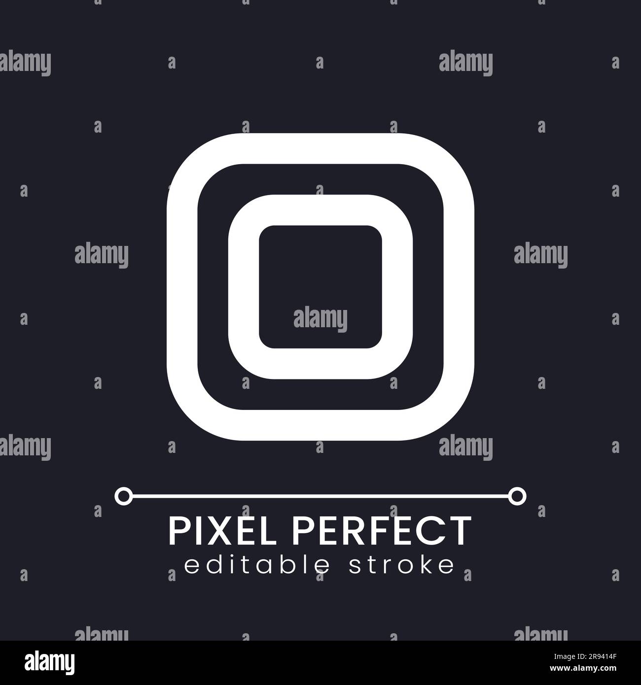 Background template pixel perfect white linear ui icon for dark theme ...