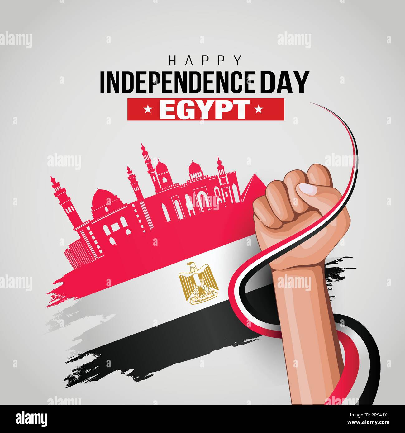 Happy independence Day Egypt Vector Template Design Illustration design ...