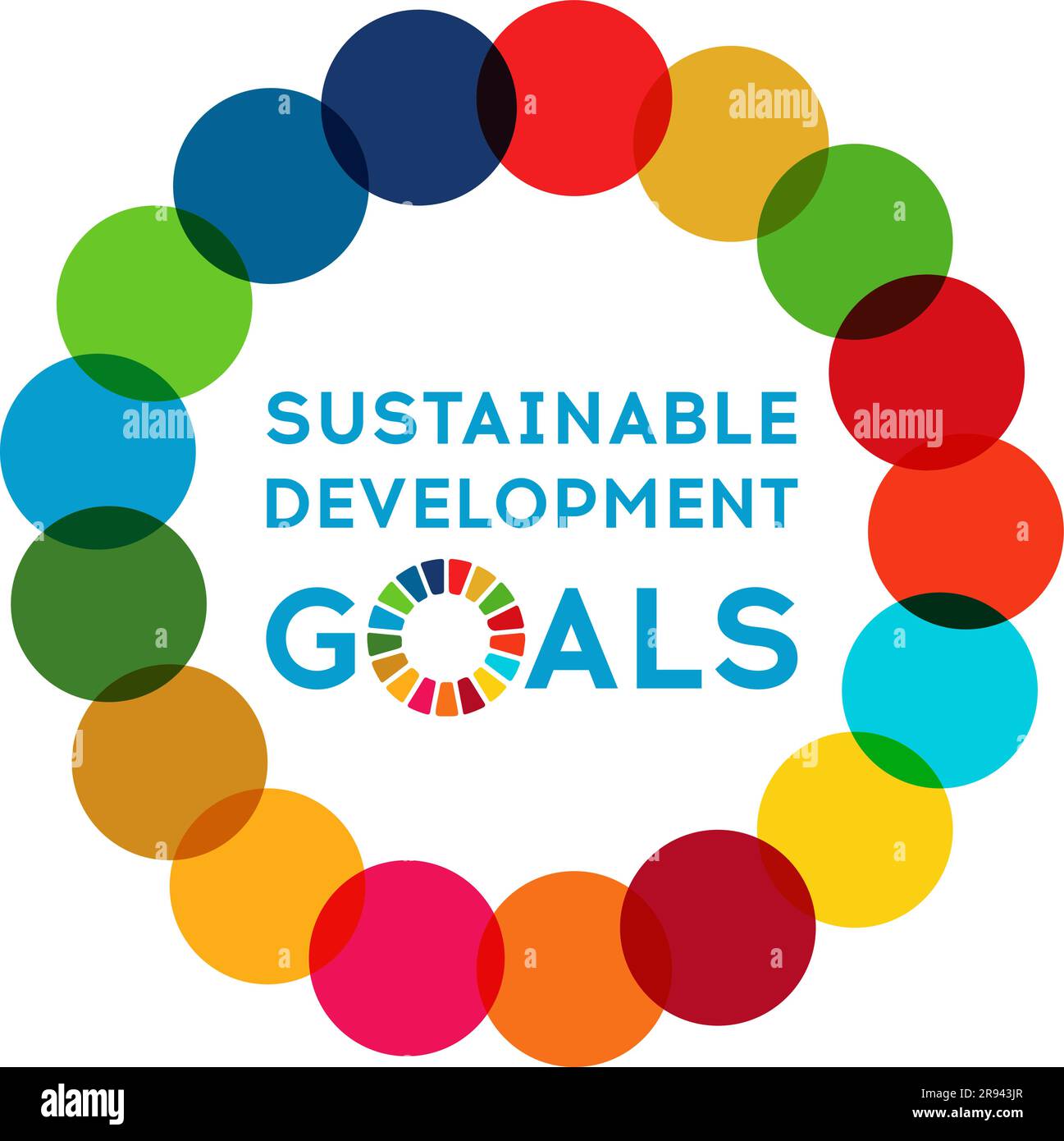 Sustainable Development Global Goals. Abstract Brochure design. Vector