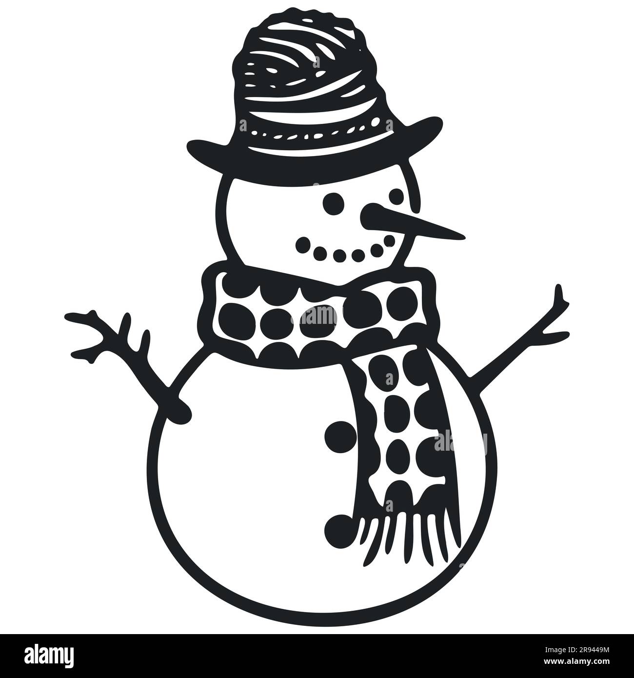 mafia hat clipart for snowman