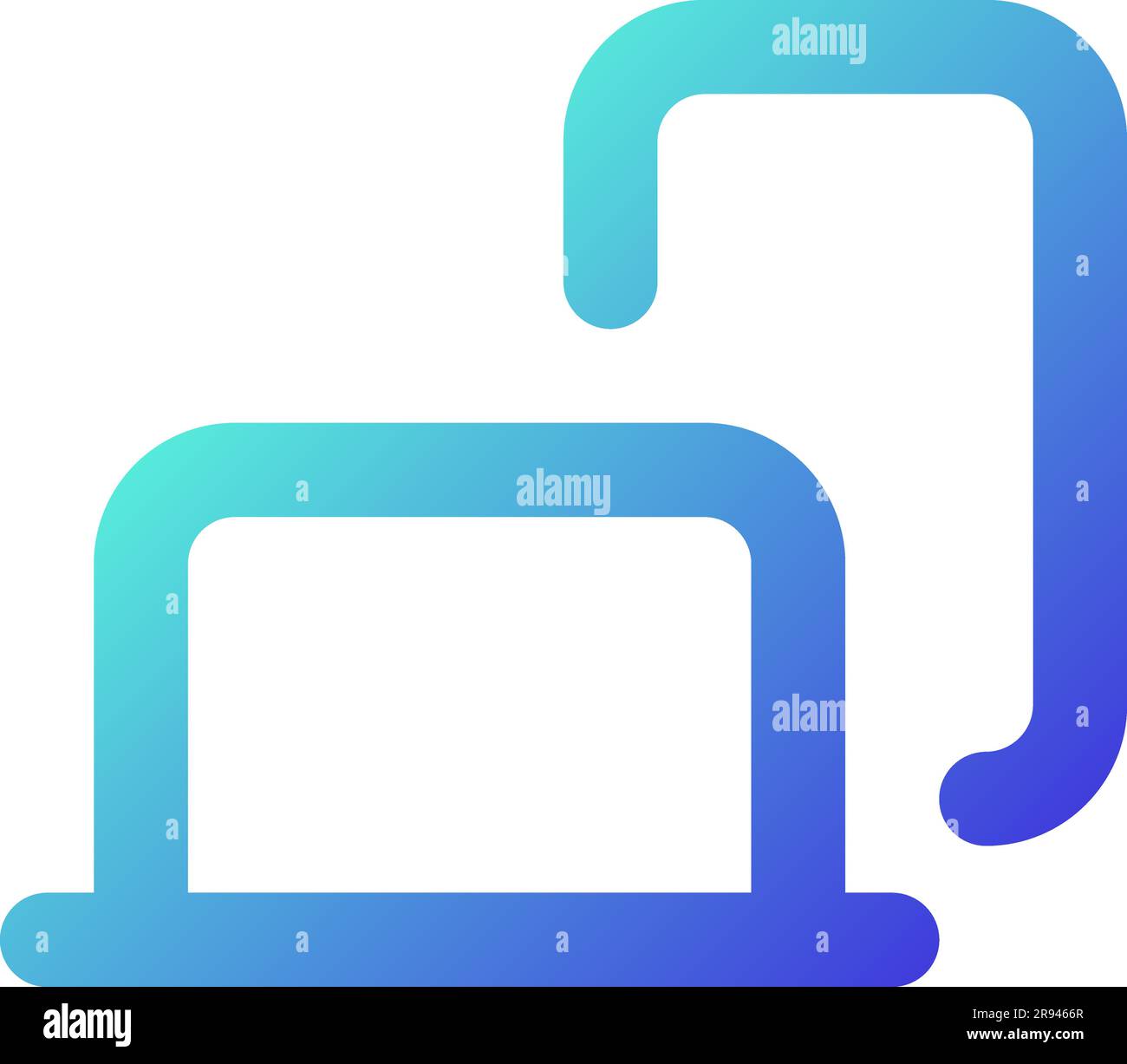 Devices pixel perfect gradient linear ui icon Stock Vector Image & Art ...
