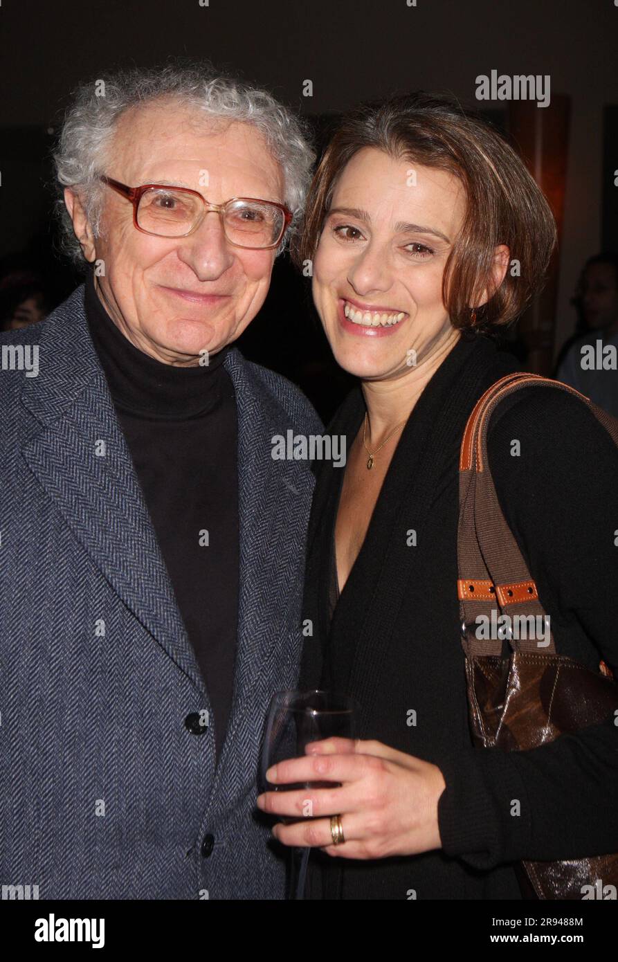 **FILE PHOTO** Sheldon Hamrick Has Passed Away. Sheldon Harnick and Judy Kuhn attend the sixth annual Fred Ebb Foundation Award for Musical Theatre Songwriting in the Penthouse Lounge at The American Airlines Theatre in New York City on November 29, 2010. Photo Credit: Henry McGee/MediaPunch Credit: MediaPunch Inc/Alamy Live News Stock Photo