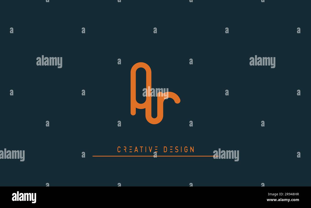 Alphabet letters Modern Creative logo QR , RQ Stock Vector Image & Art ...