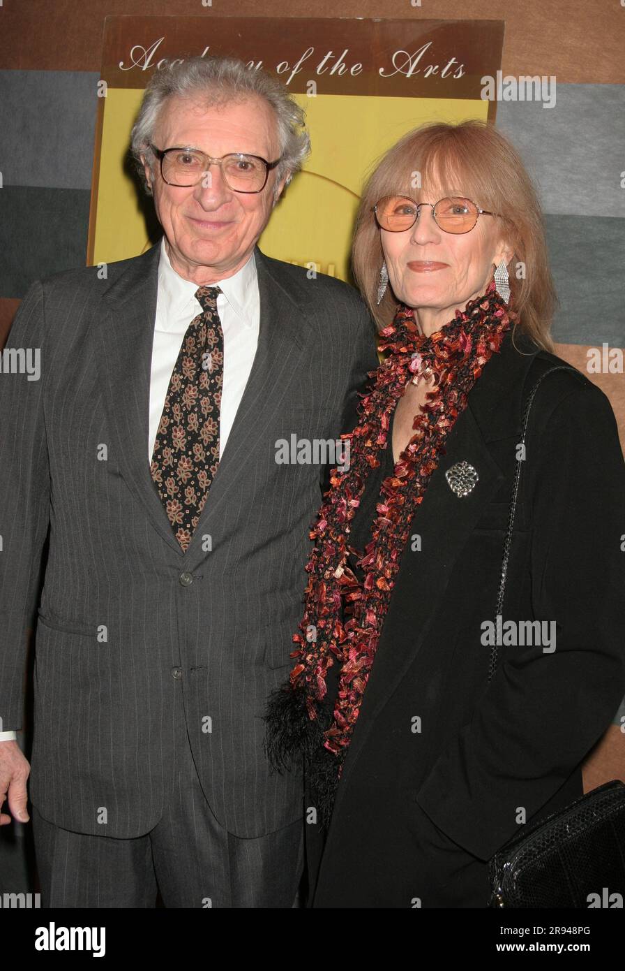 **FILE PHOTO** Sheldon Hamrick Has Passed Away. Sheldon Harnick and wife Margery Gray Harnick attend the Guild Hall Academy of the Arts 20th Annual Lifetime Achievement Awards Gala at the Rainbow Room in New York City on March 14, 2005. Photo Credit: Henry McGee/MediaPunch Credit: MediaPunch Inc/Alamy Live News Stock Photo