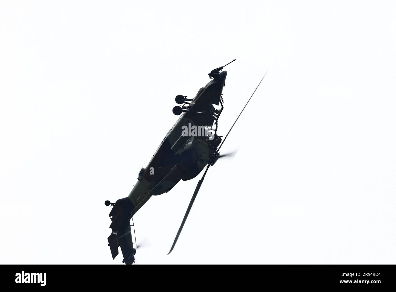 Le Bourget, France. 22nd June, 2023. Flight presentation of AIRBUS