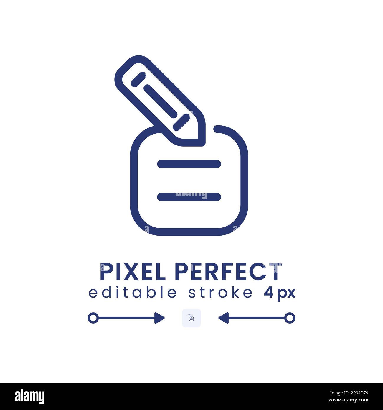 Note on desktop paper Stock Vector Images - Alamy