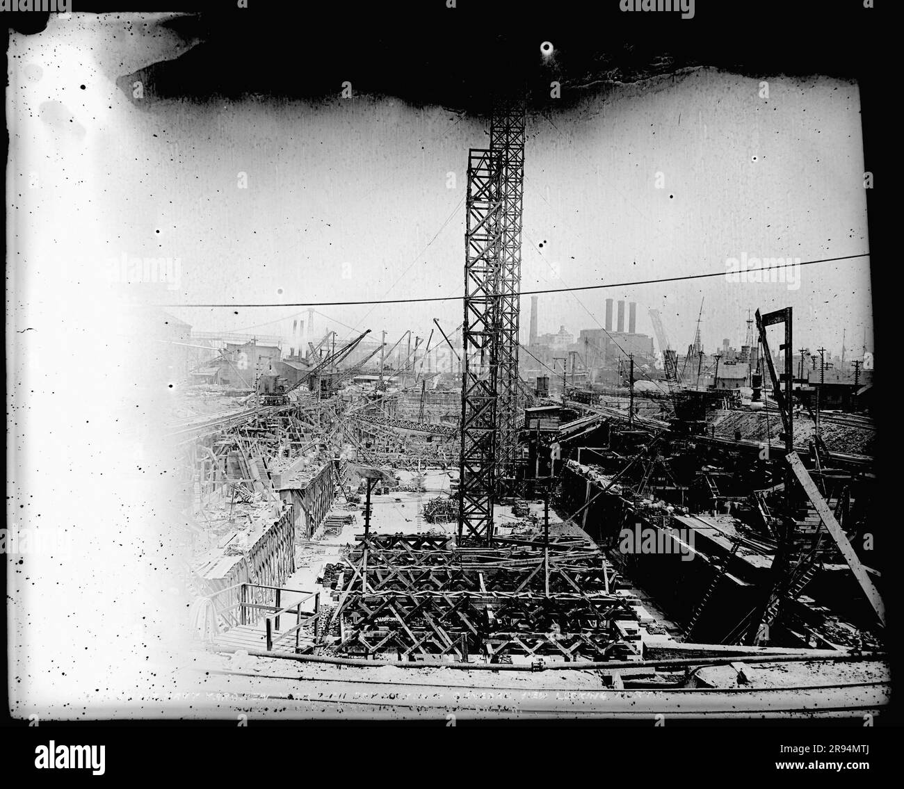 Dry Dock Number 4, General View, Looking North, The Holbrook Cabot and