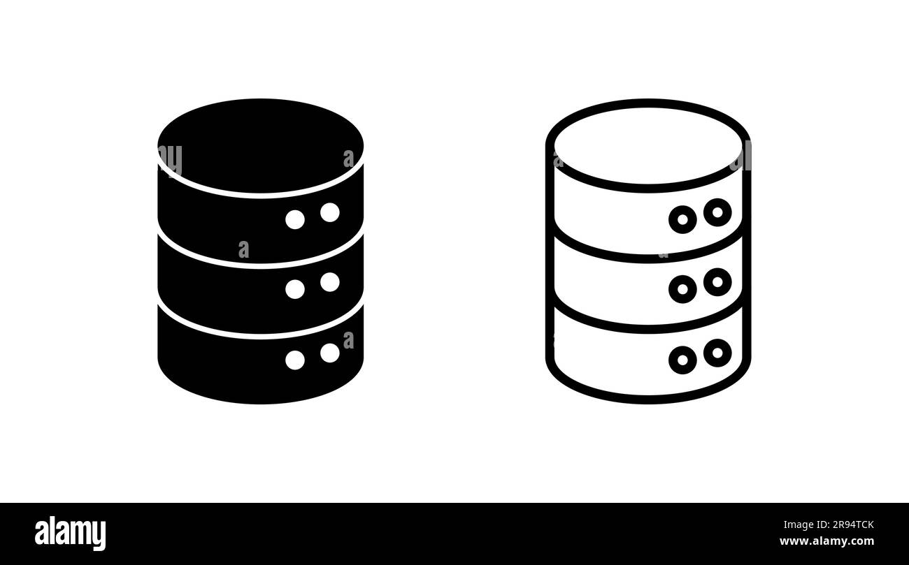 Database icon vector. server icon. storage Stock Vector Image & Art - Alamy