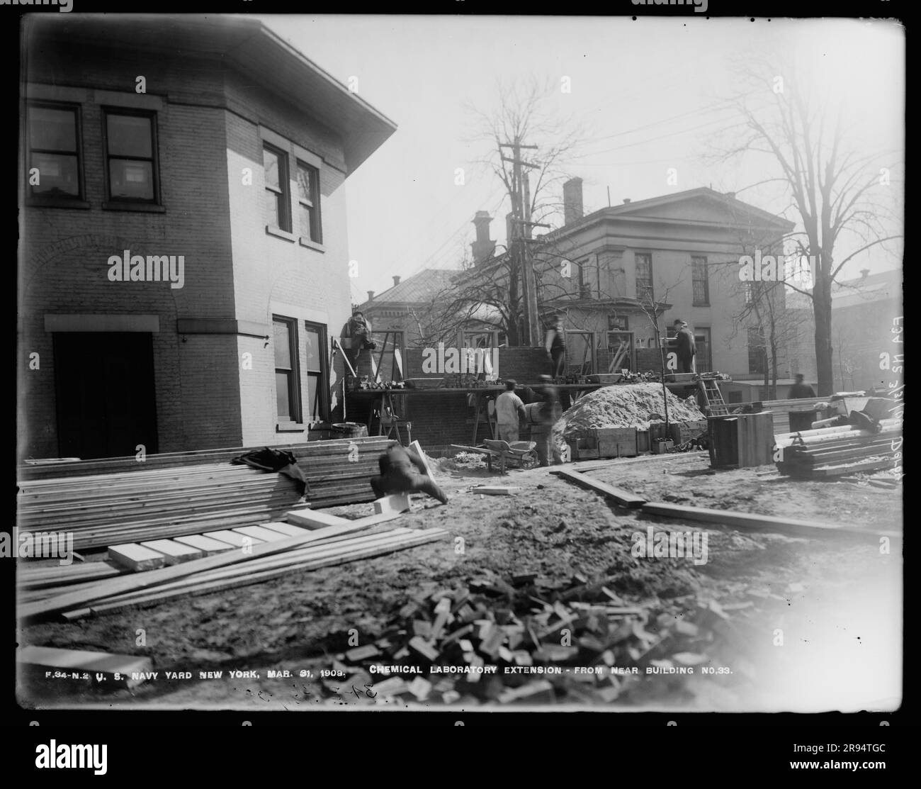 Chemical Laboratory Extension, From Near Building Number 33. Glass