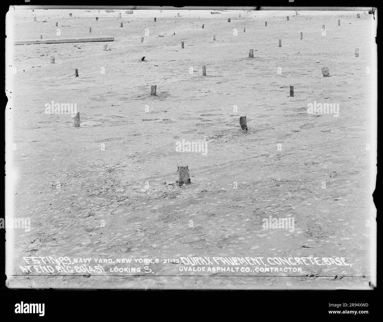 Durax Pavement Concrete Base, At End Building 20 (45), Looking South