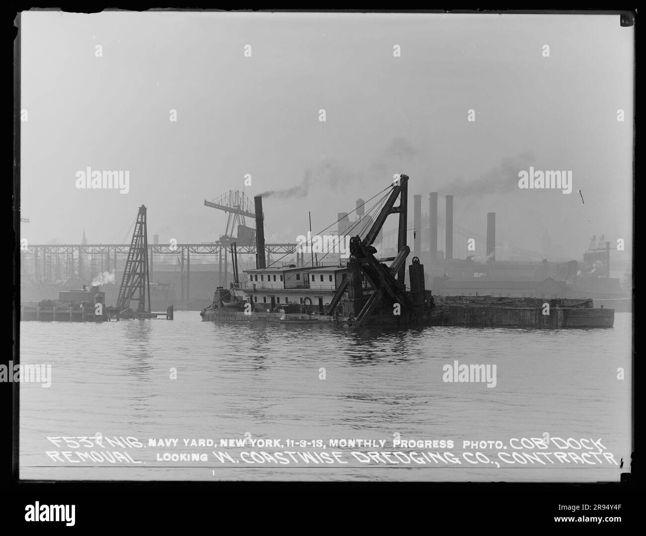 Monthly Progress Photo, Cob Dock Removal, Looking West, Coastwise ...