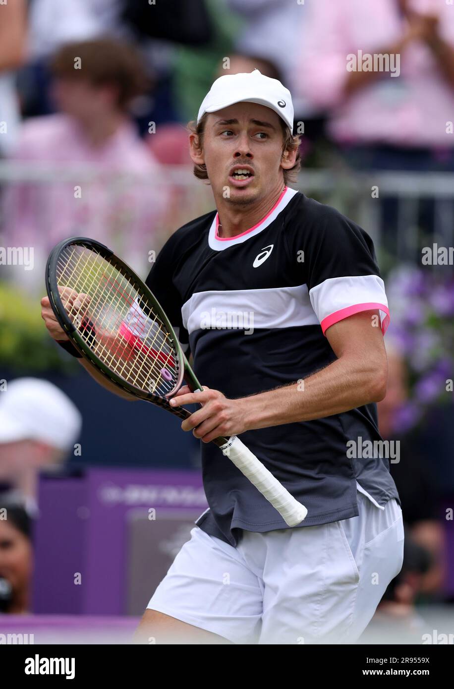 Denmark's Holger Rune celebrates after winning a semi final match against  Norway's Casper Ruud at the Italian Open tennis tournament in Rome, Italy,  Saturday, May 20, 2023. (AP Photo/Alessandra Tarantino Stock Photo 