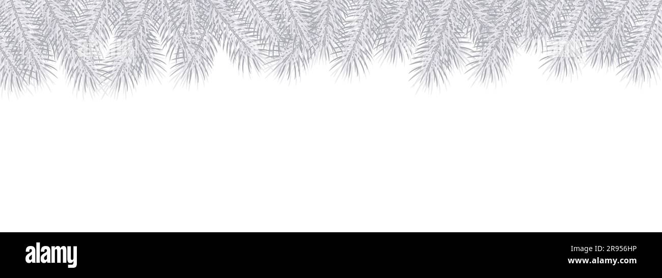 Branches of a fir tree Stock Vector Images - Alamy