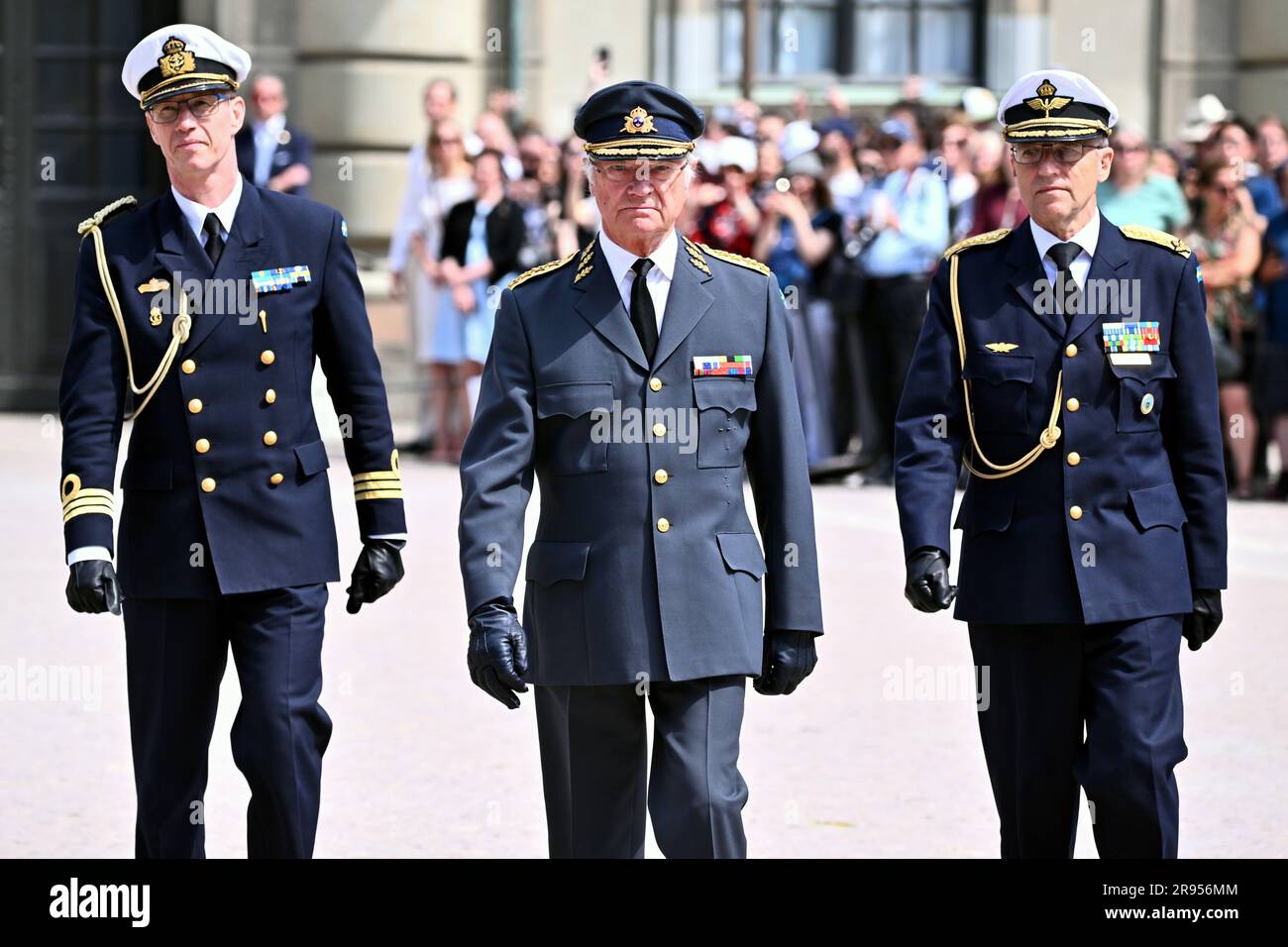 Stockholm, Sweden. 24th June, 2023. King Carl Gustaf takes part in the ...