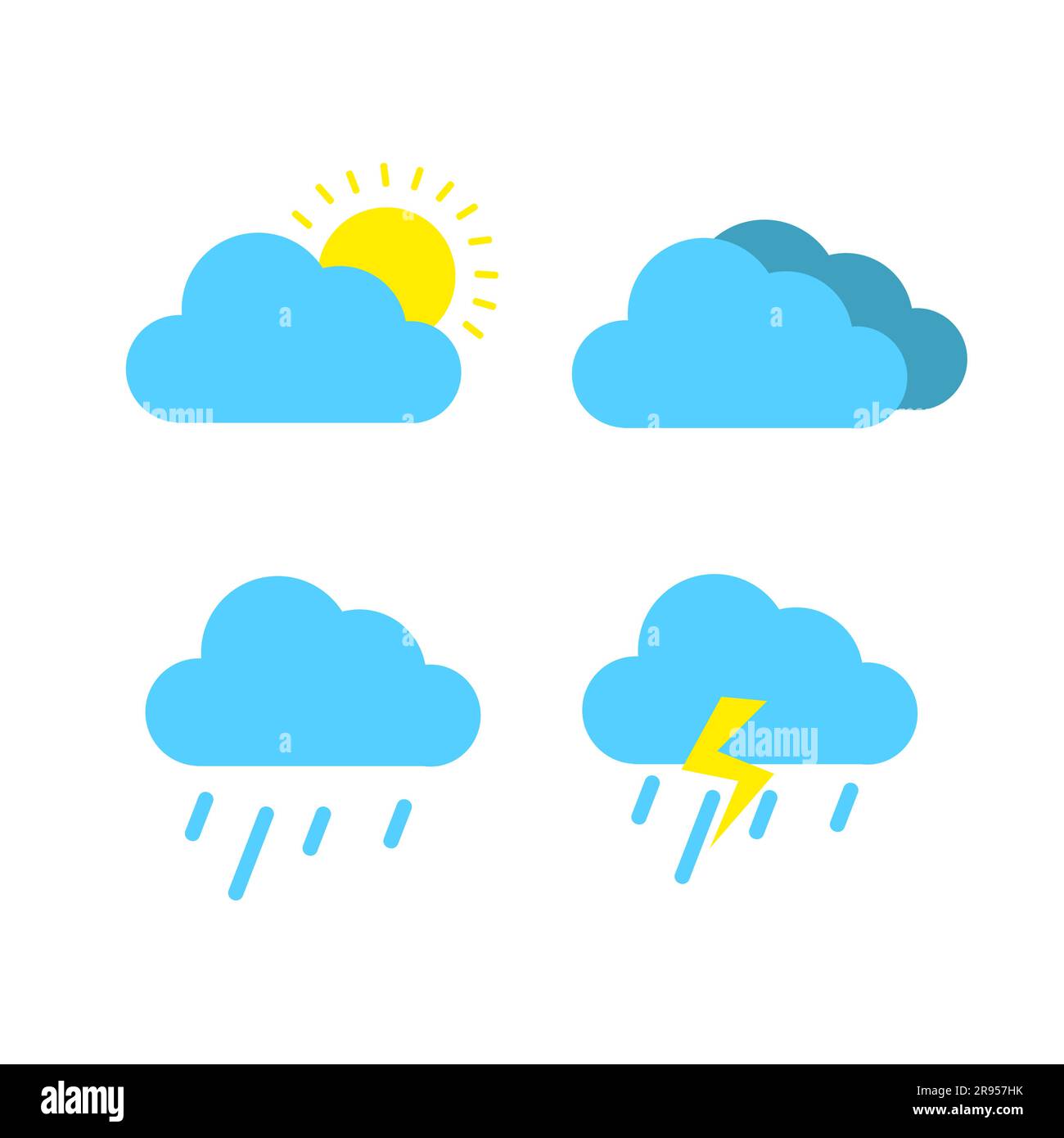 Set Of Weather And Climate Icon Stock Vector Image Art Alamy weather-and-climate-difference-definition-similarities