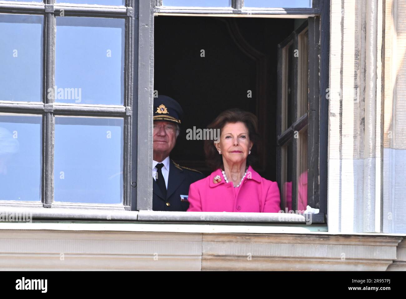 Queen Silvia and King Carl Gustaf take part in the celebration of 500 ...