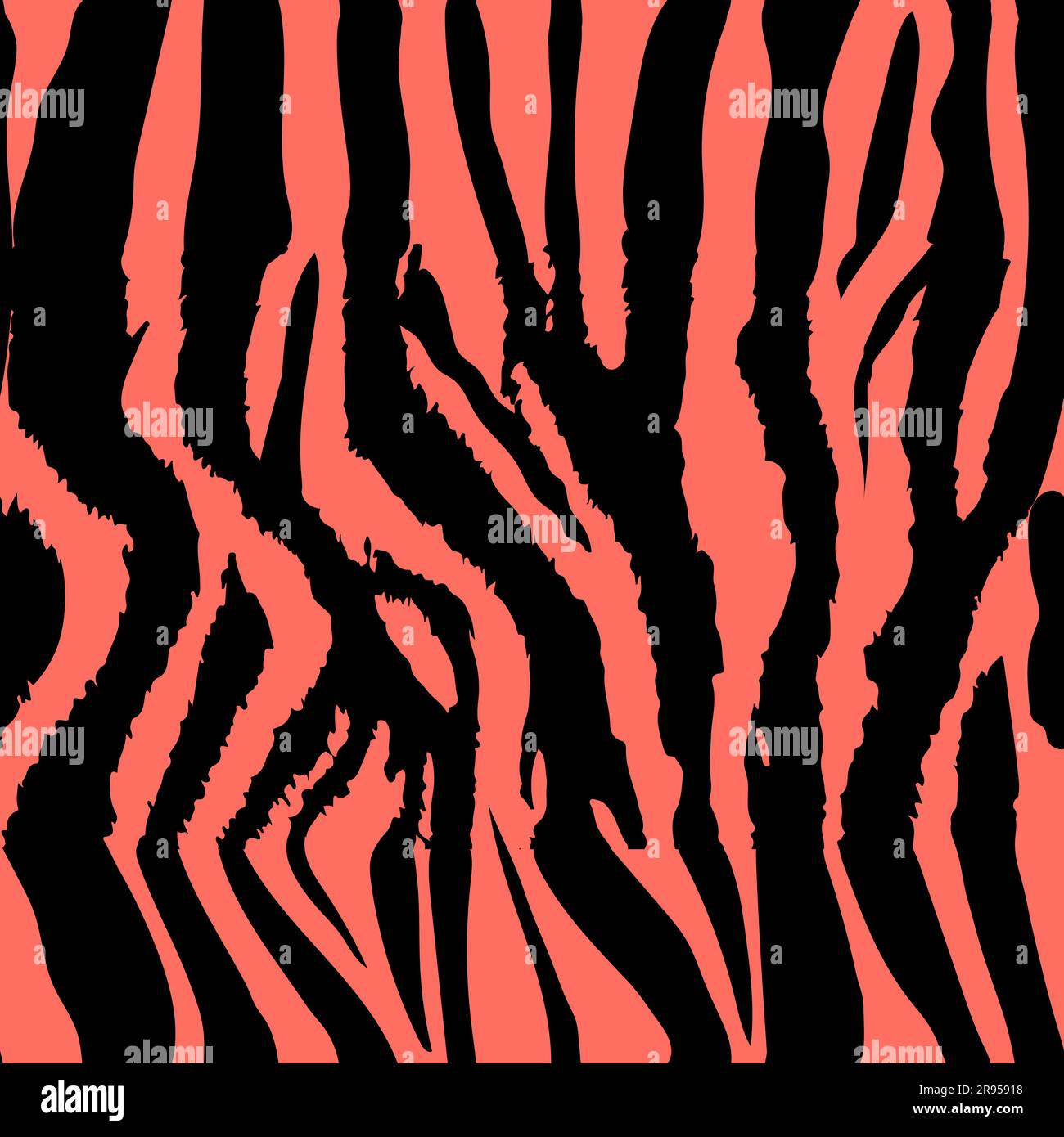 Tiger and zebra texture abstract background orange black.Background